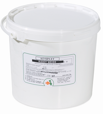 Kiddy Weiss - biała pasta RSPO 71312.01 10kg - KOMPLET